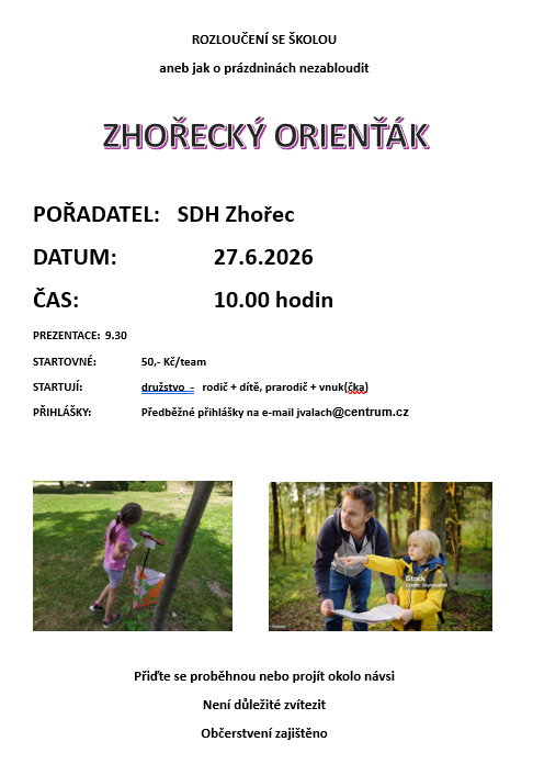 Zhořecký orienťák